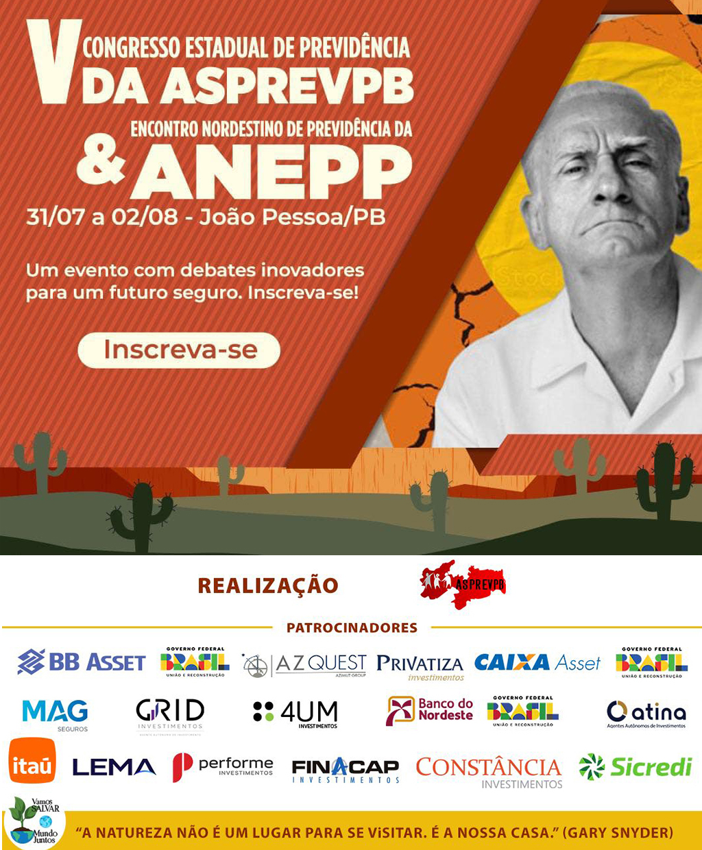 Homenagem do V Congresso da ASPREVPB a Ariano Suassuna